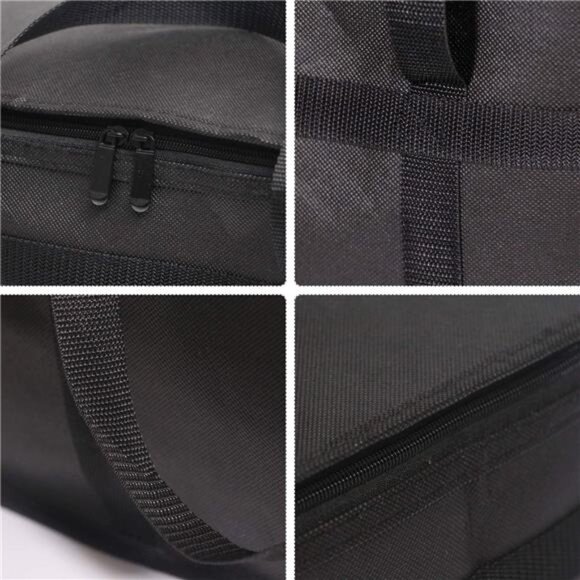 XL Insulated Reusable Grocery Bags with Sturdy Zipper Reinforced Bottom &Handles - Picture 4 of 8